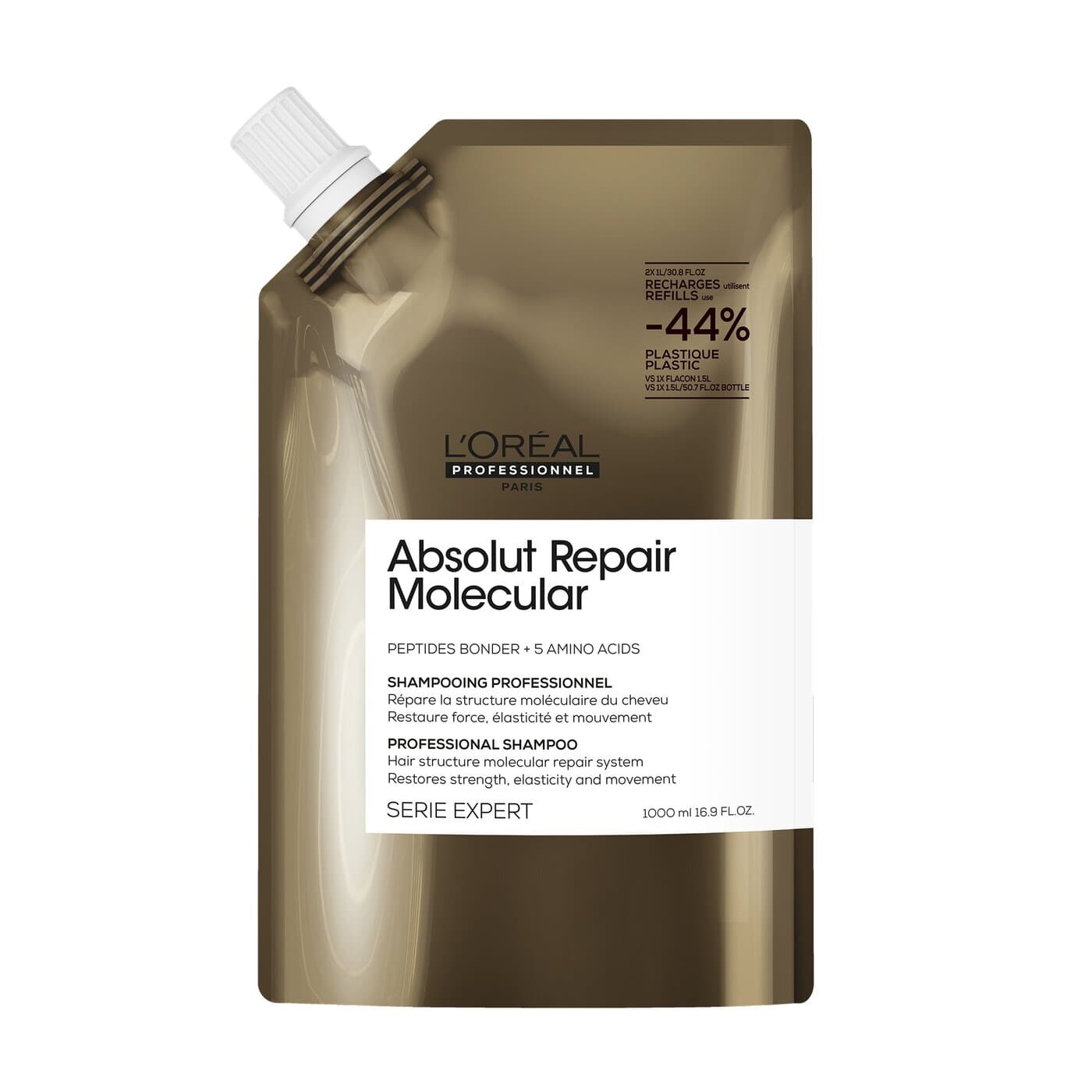 PROFESSIONNEL ABSOLUT REPAIR MOLECULAR REFILL Wzmacniający szampon do włosów zniszczonych