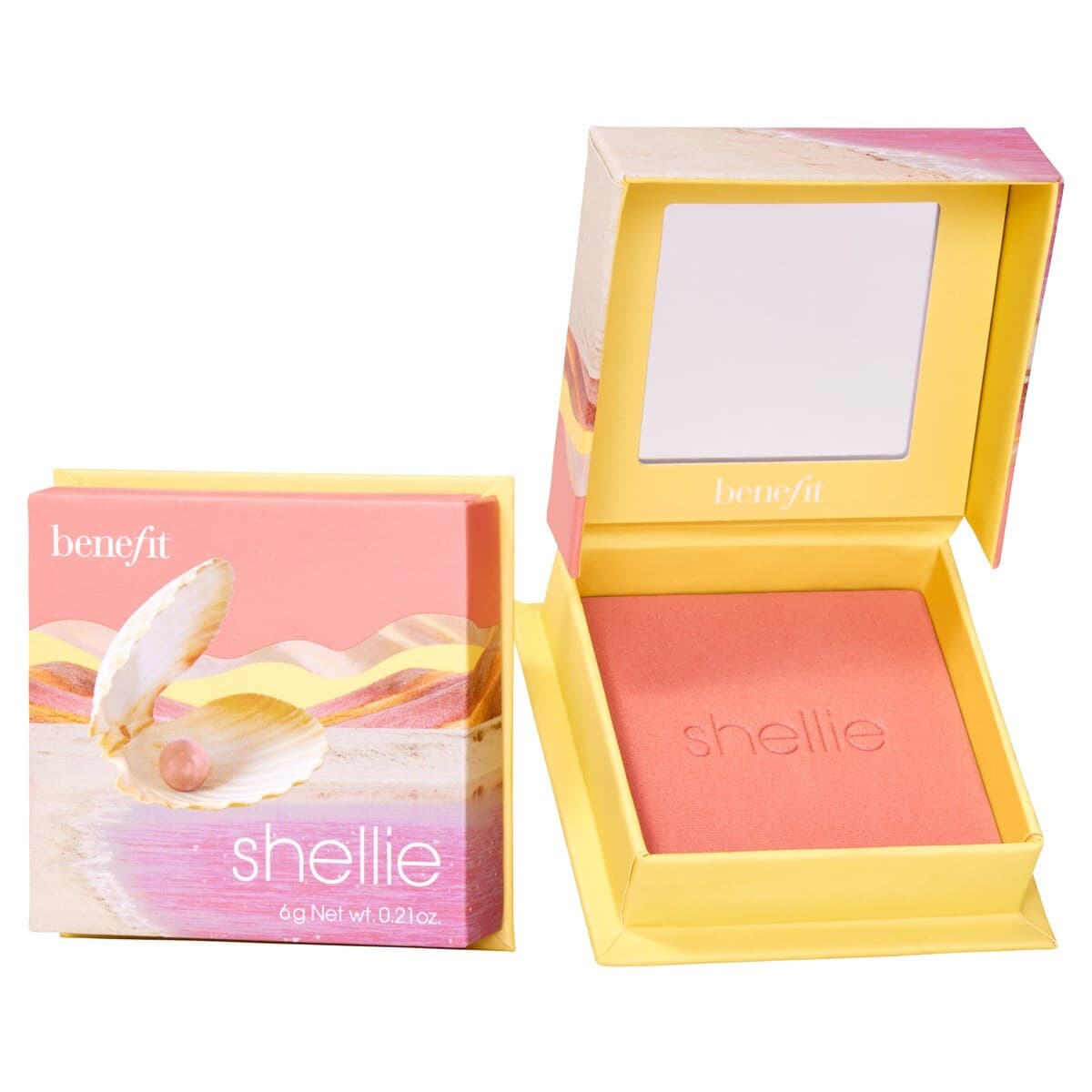Shellie Warm-Seashell Pink Blush miękki róż w pudrze