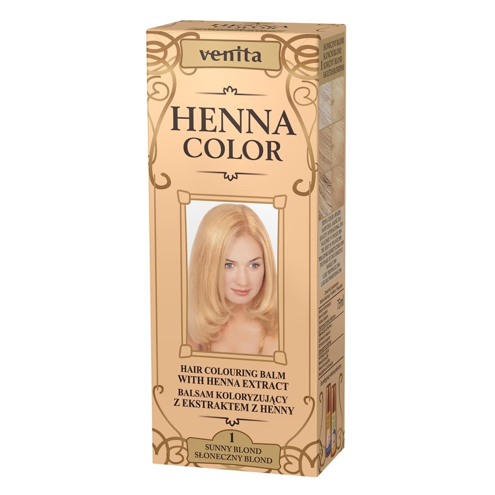 Henna Color Balsam koloryzujący z ekstraktem z henny 1 Słoneczny Blond