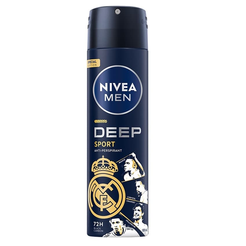 Men Deep Sport MaxxTech antyperspirant w sprayu z czarnym węglem