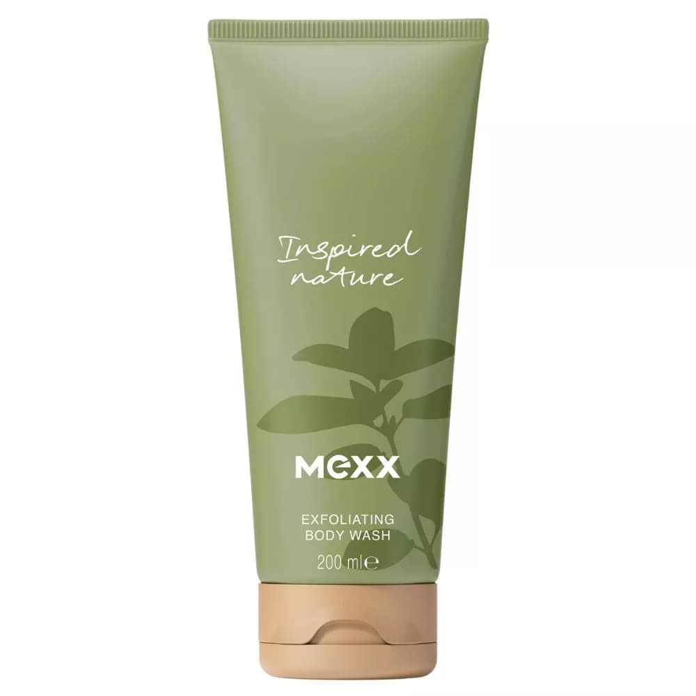 Inspired Nature złuszczający żel pod prysznic perfumowany