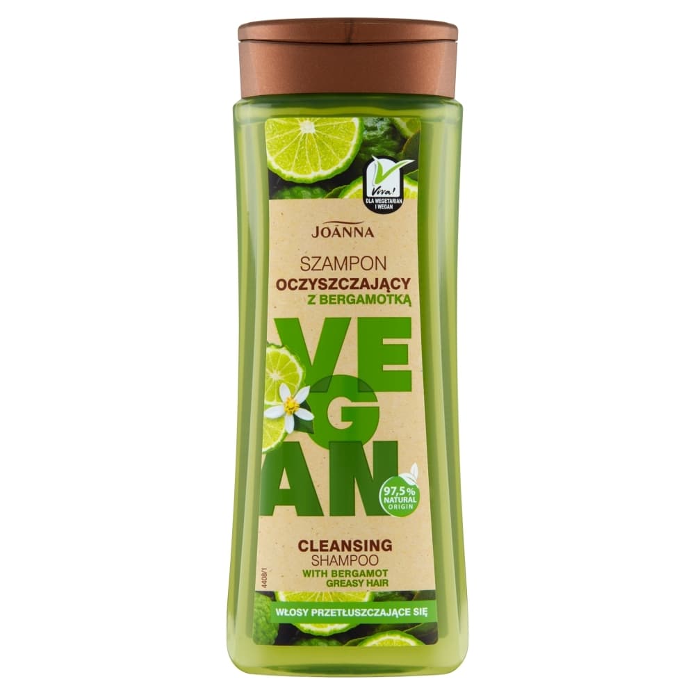 Vegan Szampon oczyszczający z bergamotką - włosy przetłuszczające się
