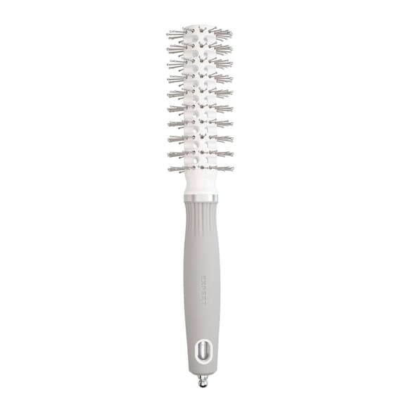 Expert Blowout Vent, szczotka do suszenia włosów z podwójnym włosiem, Double Bristles White&Grey 20mm