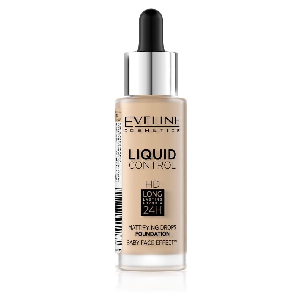 Cosmetics, Liquid Control HD, Matujący podkład do twarzy, 015 Light Vanilla