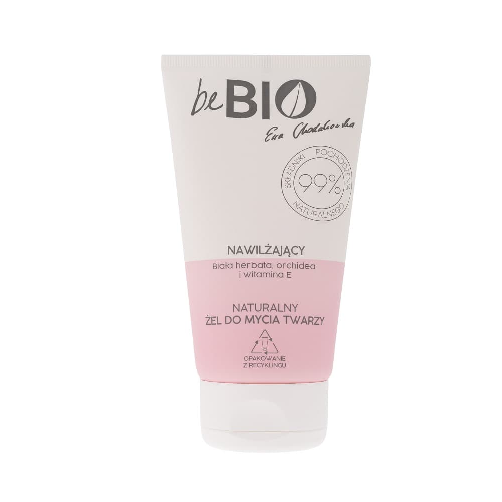 Natural Moisturizing Face Wash Gel - Nawilżający żel do mycia twarzy - Biała herbata i Orchidea -