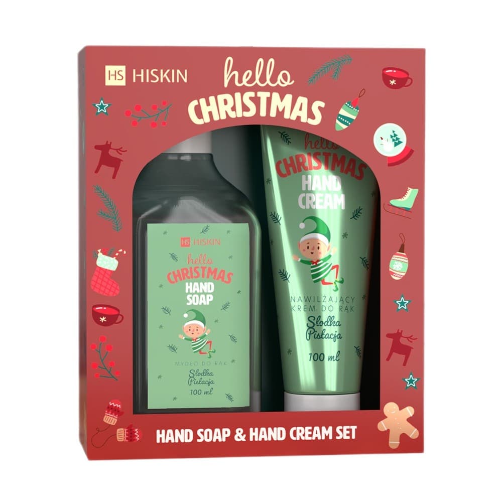 Hello Christmas Słodka Pistacja zestaw krem do rąk + mydło do rąk Słodka Pistacja