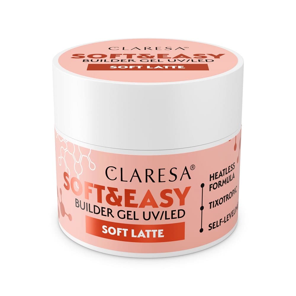 Soft&Easy Builder Gel UV/LED Żel budujący - Soft Latte