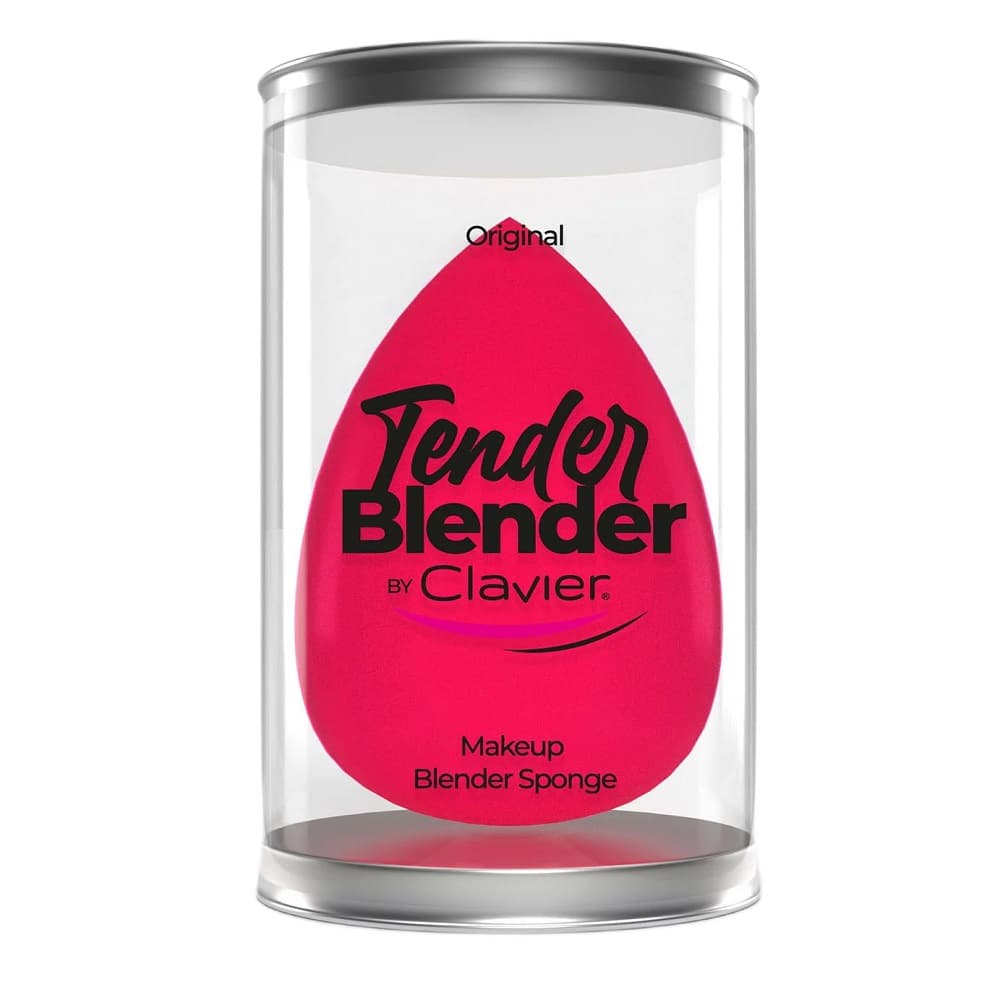 Tender Blender miękka gąbka do makijażu łezka różowa