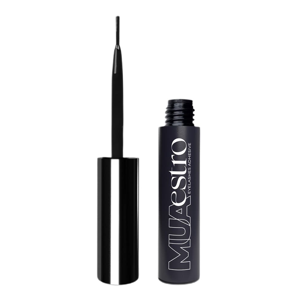 MUAestro - Eyelash Adhesive - Klej do kępek rzęs z pędzelkiem - Czarny -
