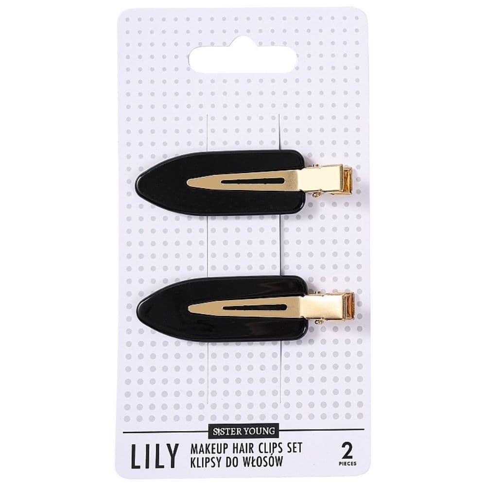 Lily Klipsy Spinki do Włosów, Black