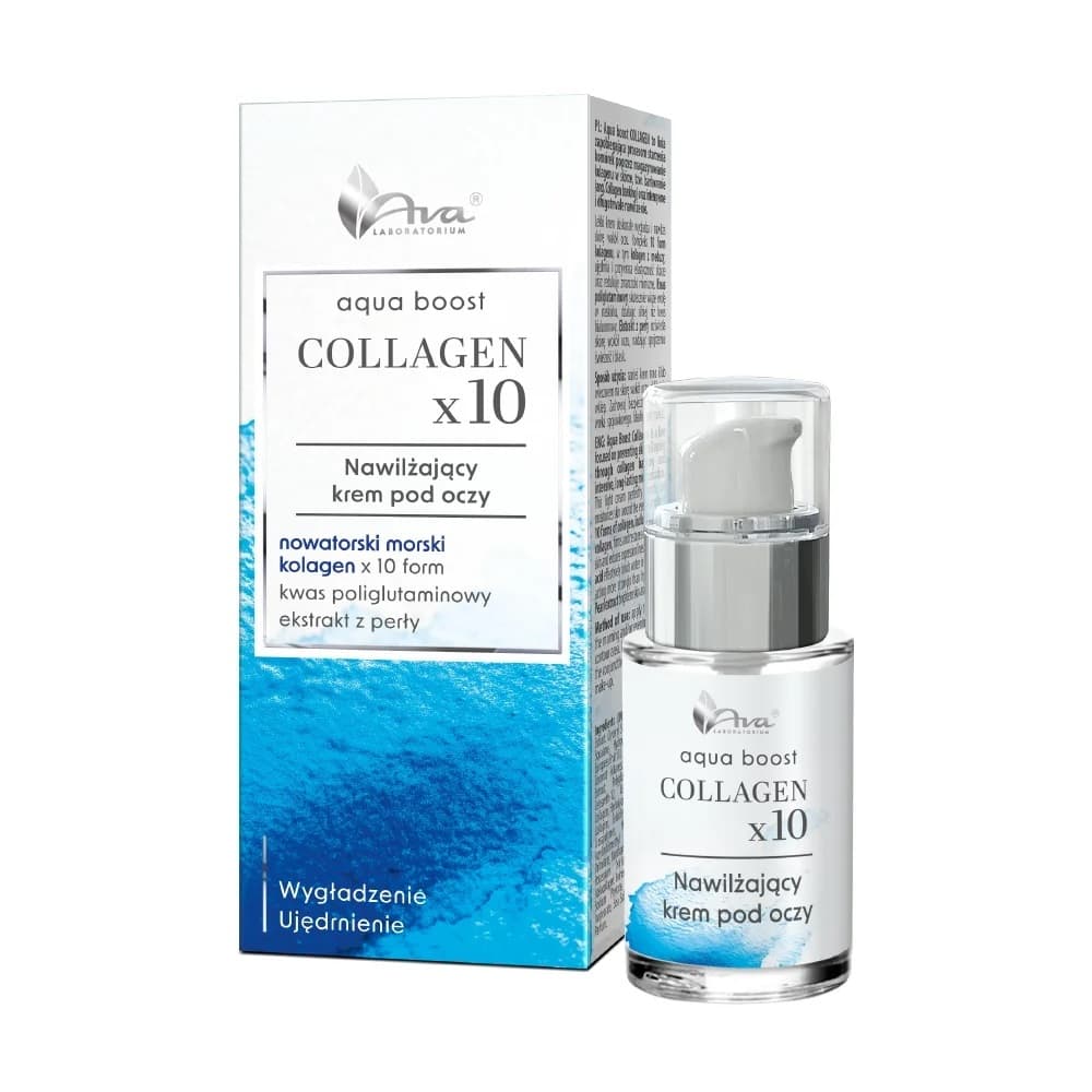 Aqua Boost Collagen, nawilżający krem pod oczy