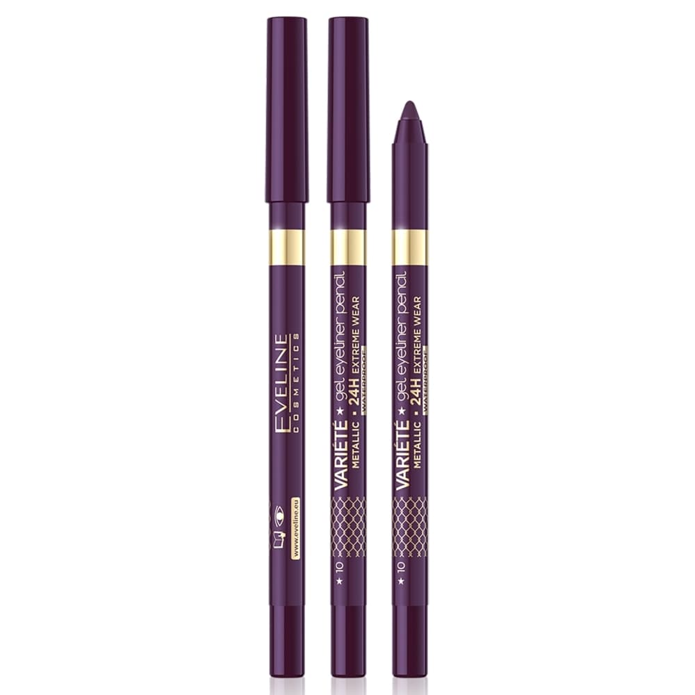 Variete wodoodporna żelowa kredka do oczu. 10 Aubergine