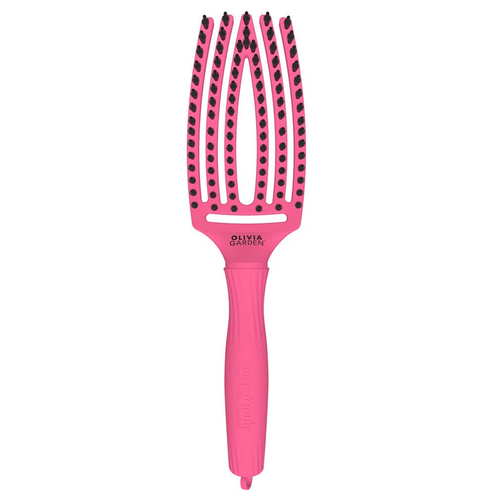 Fingerbrush L´amour płaska szczotka do włosów Hot Pink
