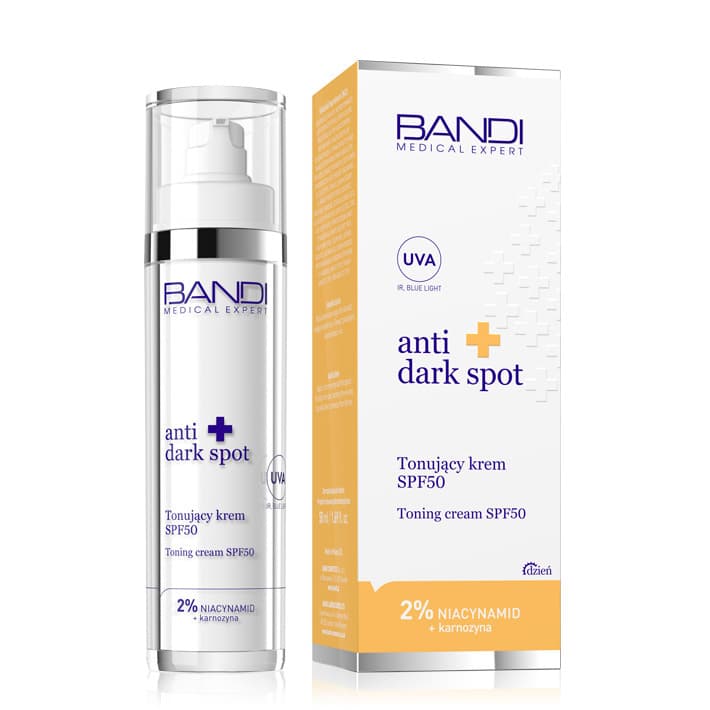 Anti Dark Spot, tonujący krem z filtrem SPF50