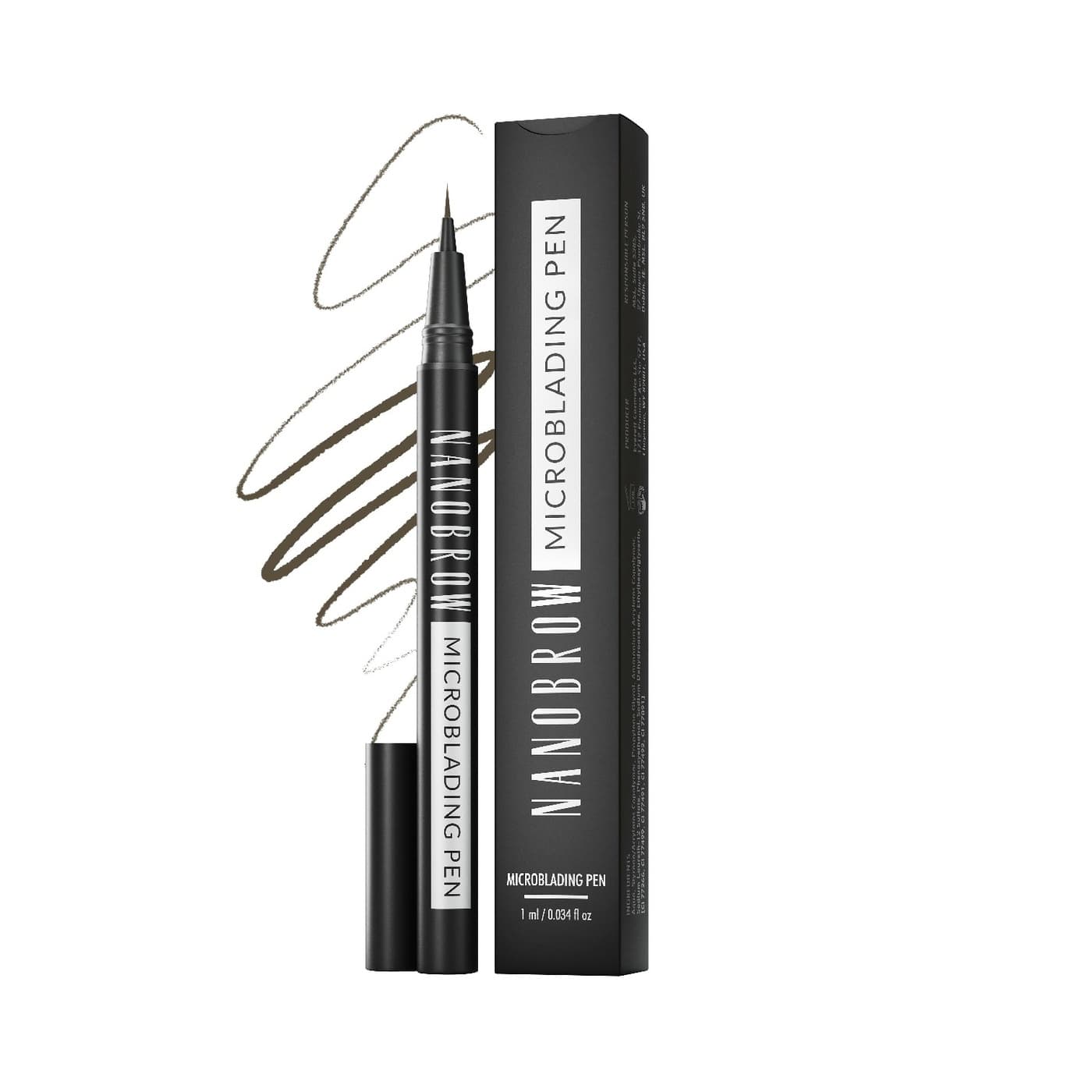 Microblading Pen, precyzyjny pisak do brwi, Dark Brown