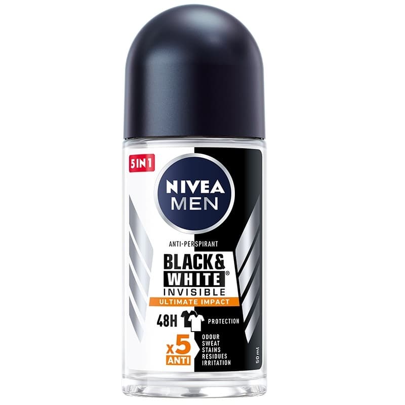 Men - Black & White Invisible - Ultimate Impact - 48H Anti-Perspirant - Antyperspirant w kulce dla mężczyzn -