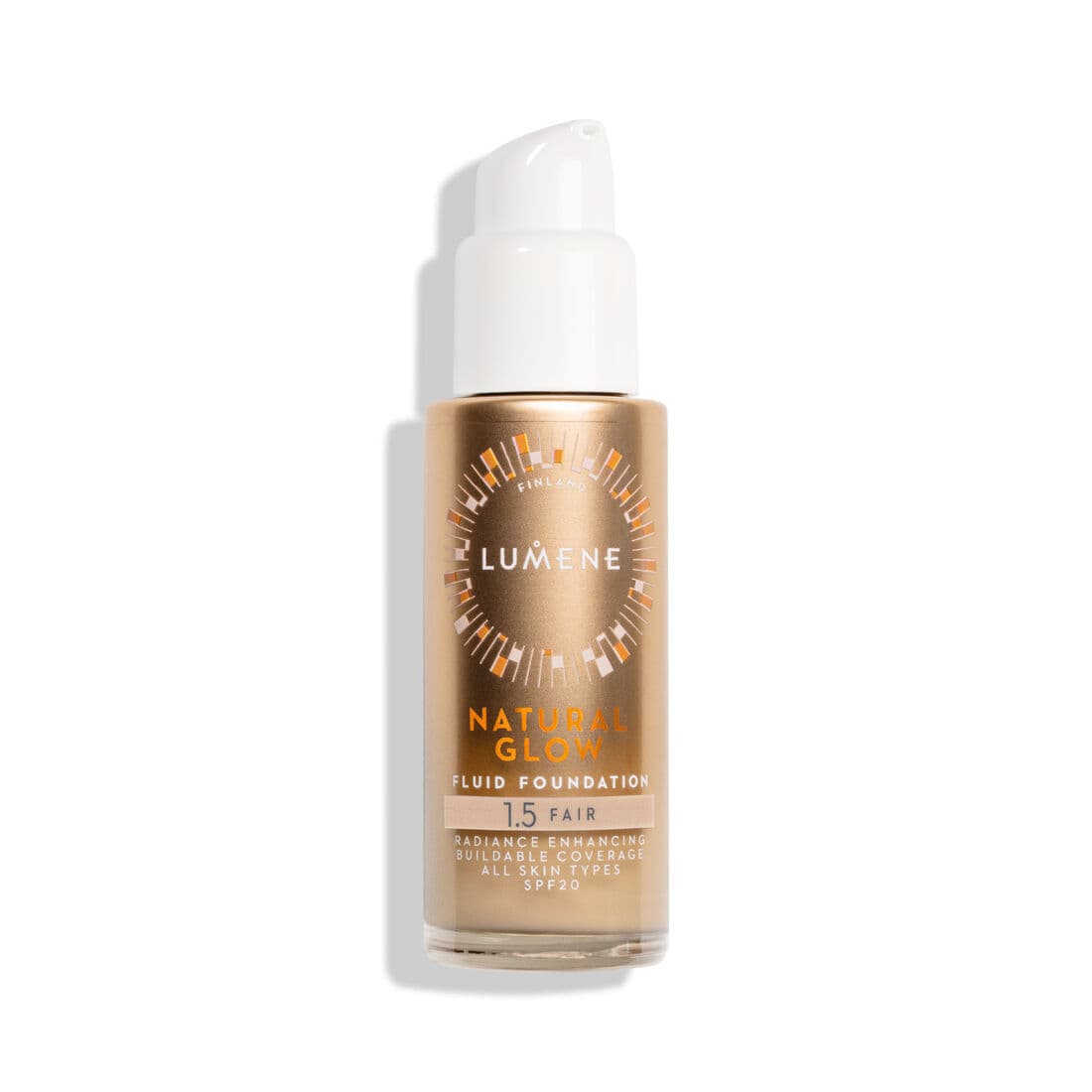 Natural Glow, lekki podkład rozświetlająco-wygładzający,, 3 - Fair