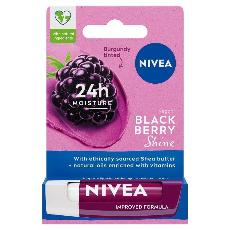 BLACKBERRY SHINE - 24h Moisture Lip Balm - Pielęgnująca pomadka do ust - Jeżyna -