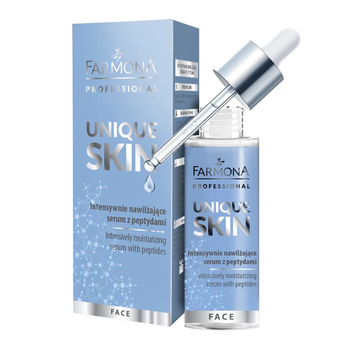 Unique Skin, serum intensywnie nawilżające z peptydami