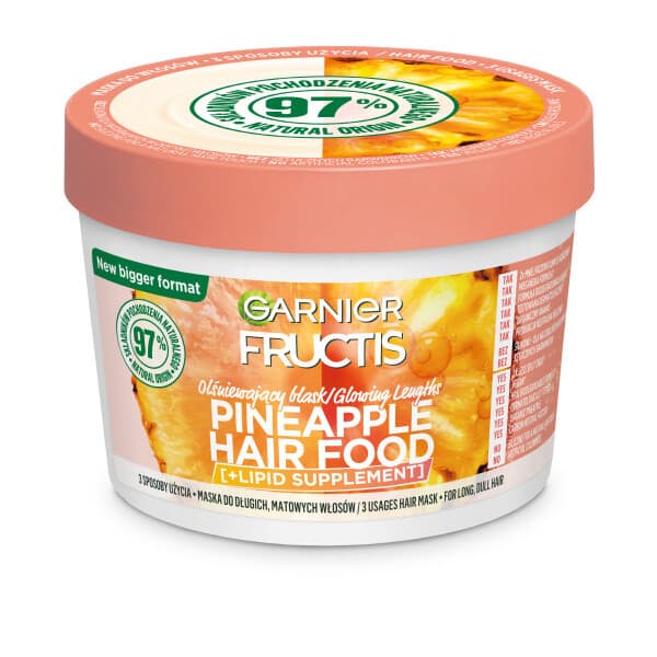 Fructis Pineapple Hair Food maska do włosów na rozdwojone końcówki włosów