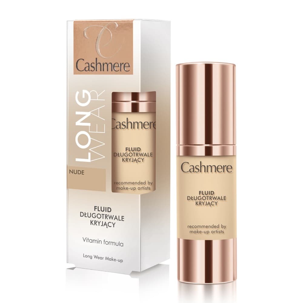 Cashmere Long Wear Make-Up Fluid długotrwale kryjący - NUDE