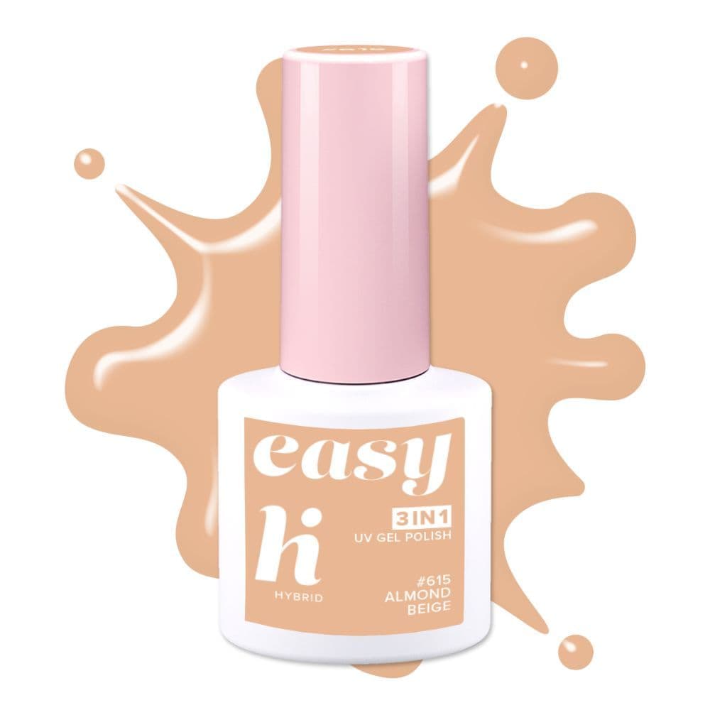 EASY 3in1, lakier hybrydowy, #615 Almond Beige