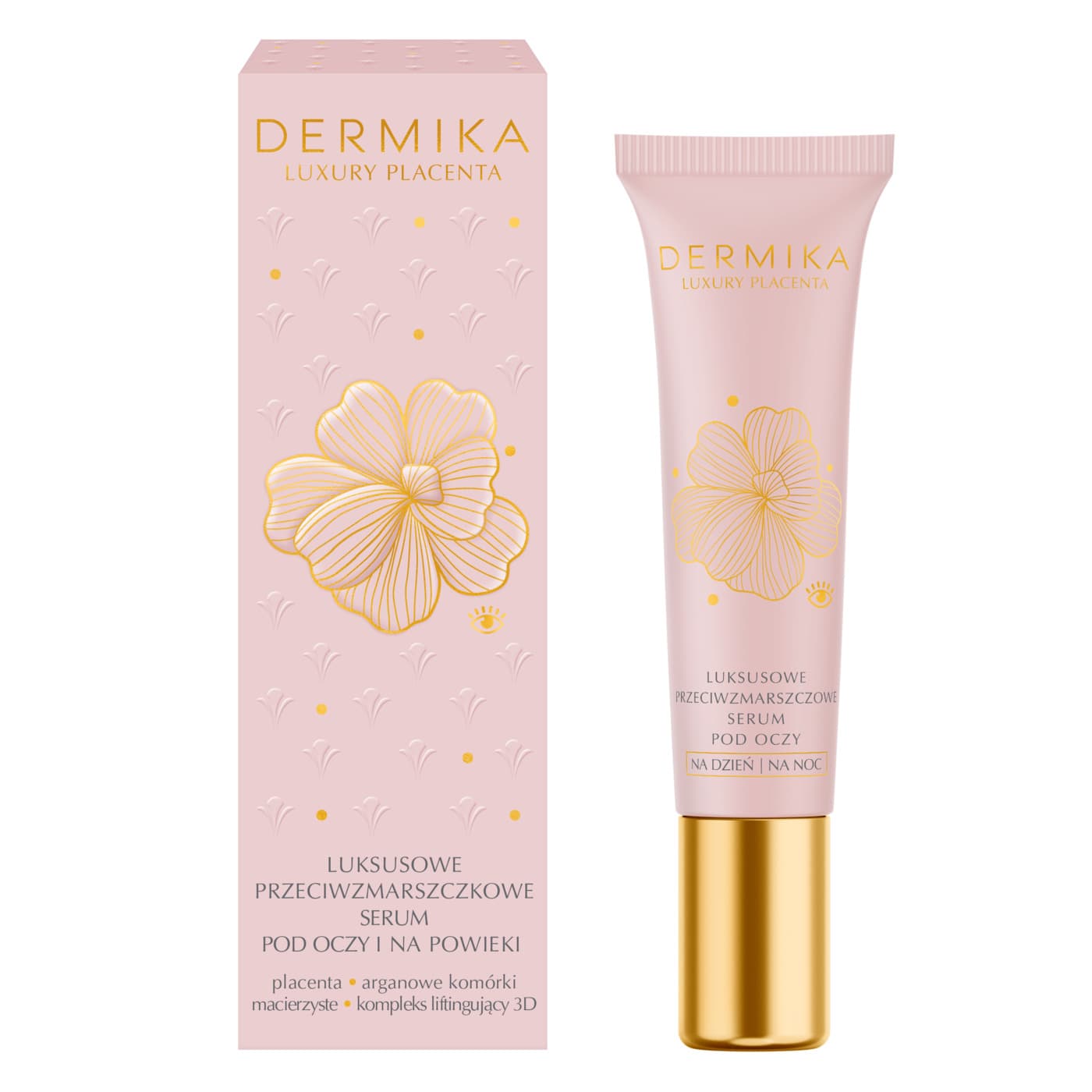 Luxury Placenta Przeciwzmarszczkowe Serum Pod Oczy Na Dzień I Na Noc