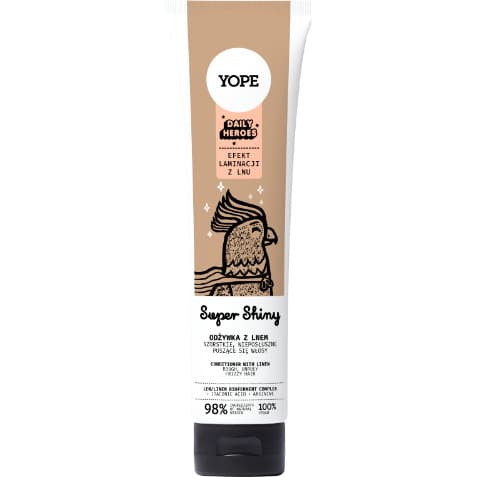 Daily Heroes - Super Shiny - Conditioner with Flax Seed - Odżywka do włosów z lnem -