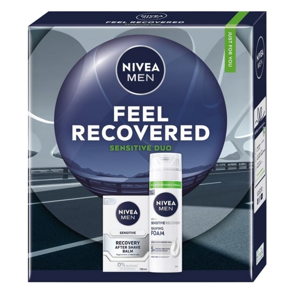 Men Feel Recovered zestaw pianka do golenia + balsam po goleniu