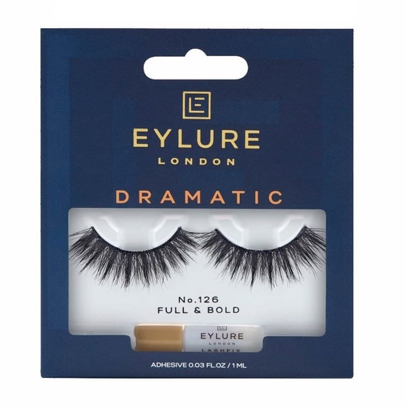 False Lashes, rzęsy z klejem, Dramatic, N126