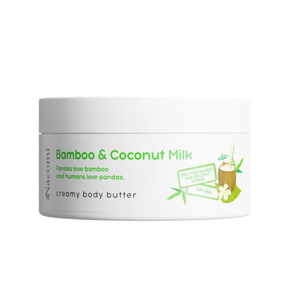 Bamboo & Coconut Milk Body Butter - Kremowe masło do ciała - Bambus i Mleko Kokosowe -