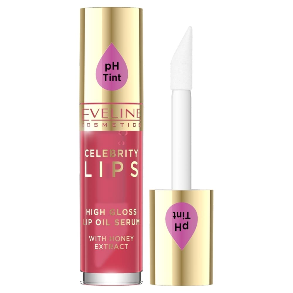 Celebrity Lips - High Gloss Lip Oil Serum - Olejek-serum do ust - - 04 Red