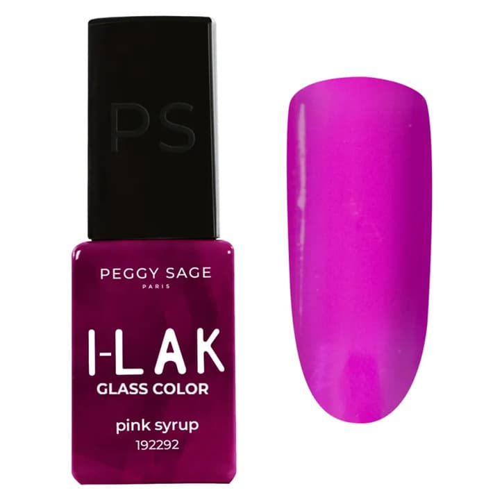 I-LAK Glass Color, lakier hybrydowy, Pink Syrup