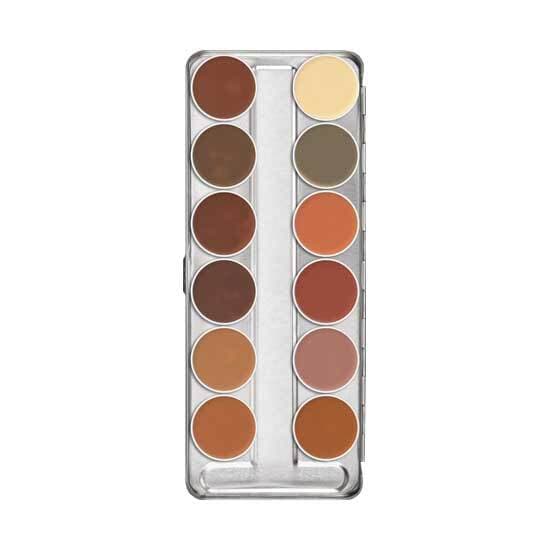 Dermacolor, Camouflage Creme Palette, paleta 12 kamuflaży,, B