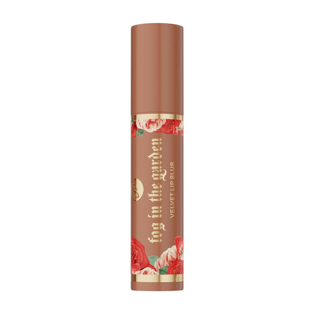 x Fog in the Garden Velvet Lip Blur, płynna piankowa pomadka do ust, 001 Brownie