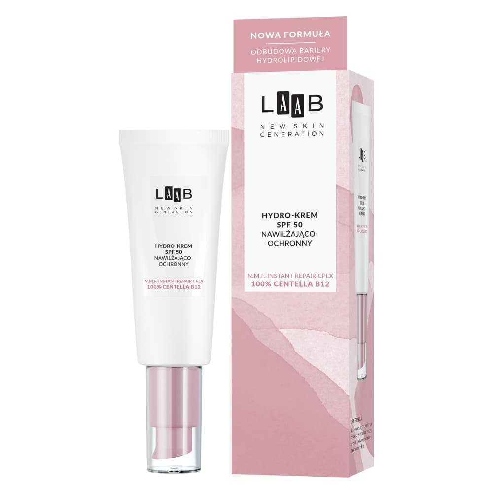 LAAB 100% Centella B12 krem nawilżający do twarzy SPF 50