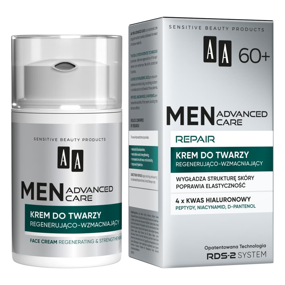 Men Advanced Care Repair Wzmacniający Krem Do Twarzy Peptydowy 60+