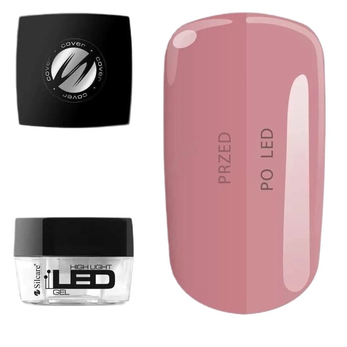 High Light Led Gel średniogęsty jednofazowy żel do paznokci Cover