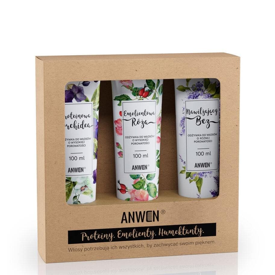 zestaw 3 odżywek do wysokiej porowatości (orchidea, róża, bez)