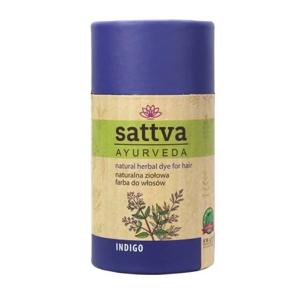 Sattva Naturalna ziołowa farba do włosów Indigo