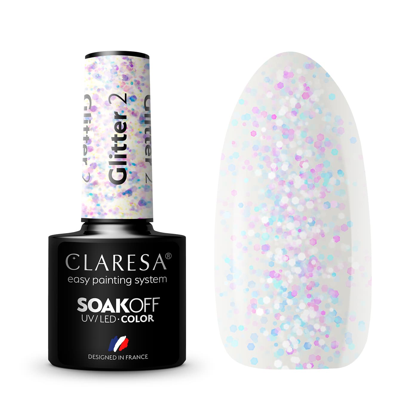 Lakier hybrydowy, GLITTER 2