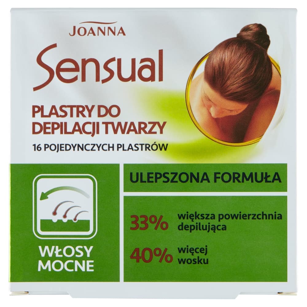 Sensual Plastry Do Depilacji Twarzy Włosy Mocne + Oliwka