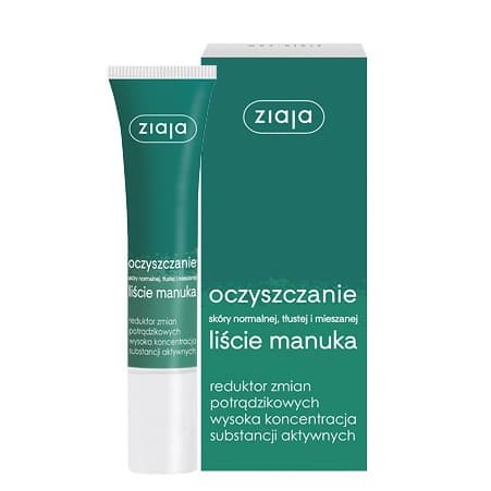 Liście Manuka reduktor zmian potrądzikowych