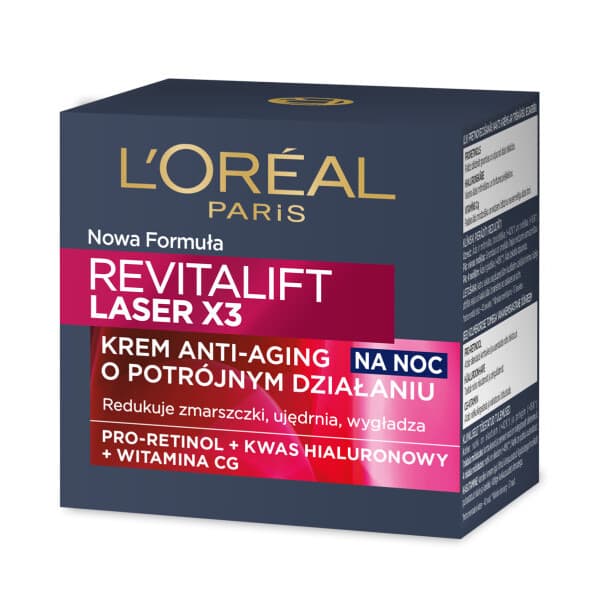 Revitalift Laser3x Krem-maska anti-age na noc
