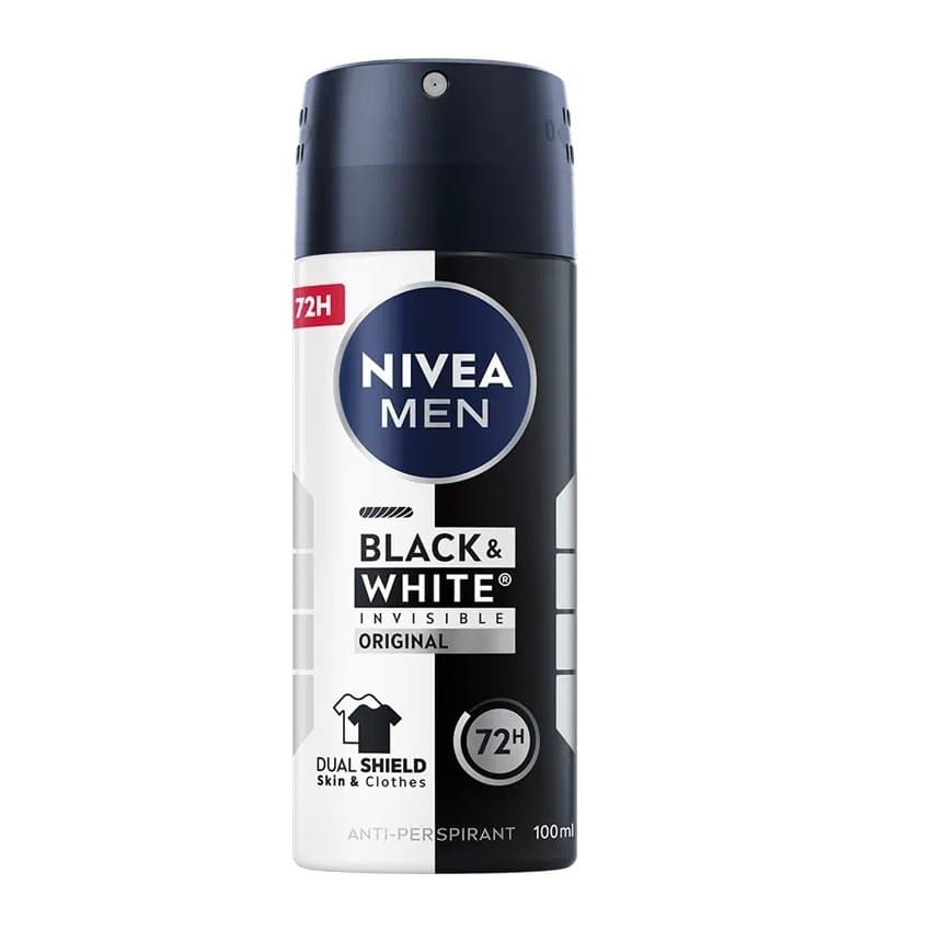 Deo Ap Spray Black&White Invisible Original Travel