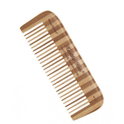 Bamboo Touch - Bamboo Comb - Grzebień do rozczesywania grubych włosów - 15 cm (ID1053)