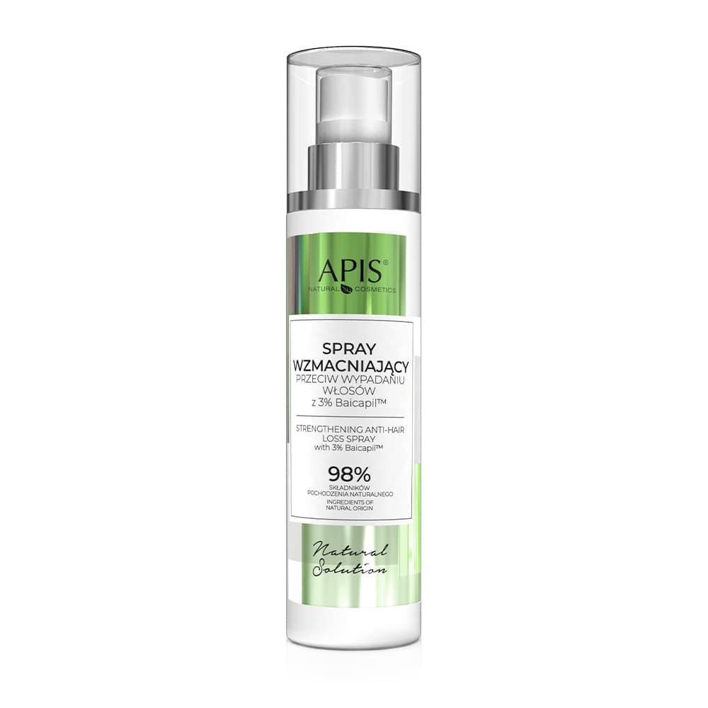Natural solution, Spray wzmacniający przeciw wypadaniu włosów z 3% Baicapil