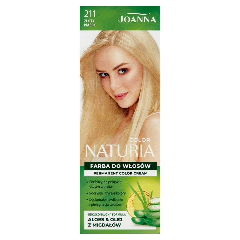 Color Naturia - Permanent Color Cream - Farba do włosów - 211 Złoty Piasek