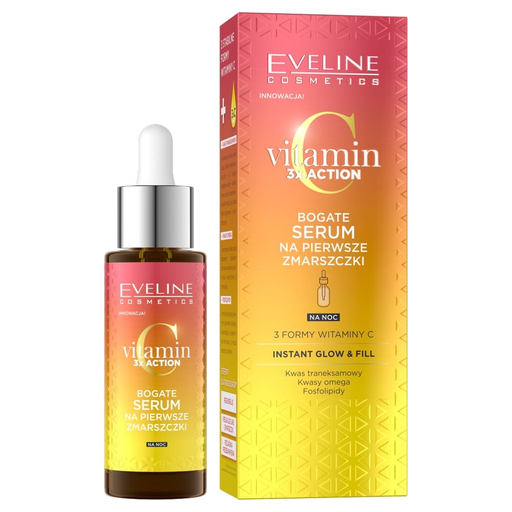 Vitamin C 3x Action Bogate serum na pierwsze zmarszczki