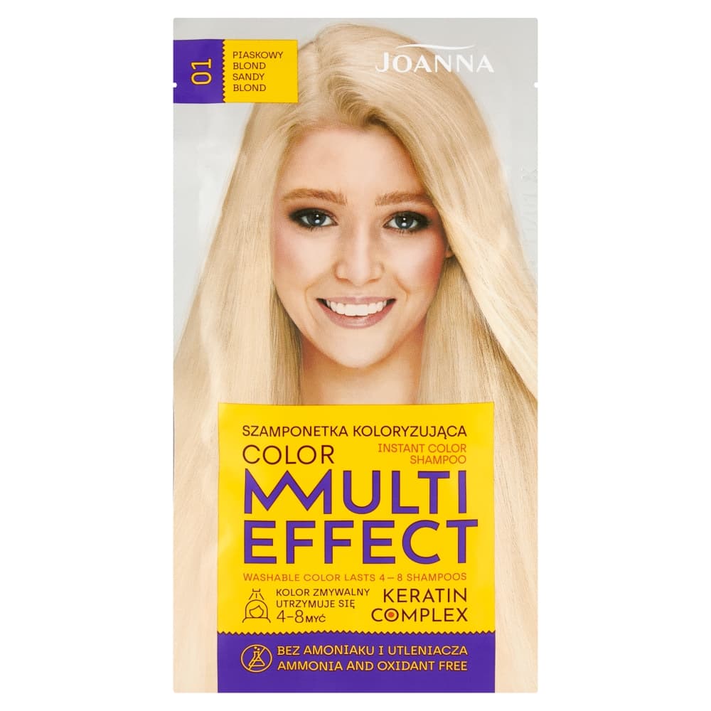 Multi Effect Szamponetka Koloryzująca Nr 01 Piaskowy Blond
